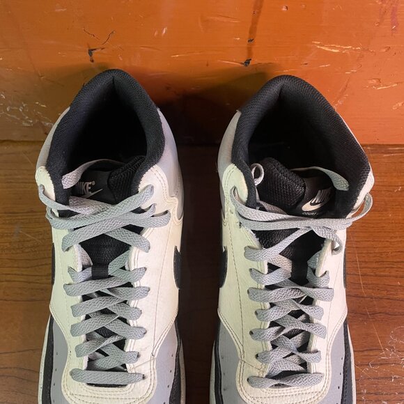 NIKE Court Vision Men\'s Size 10.5 Black Light Smoke Grey Shoes DN3577-002 main image 2